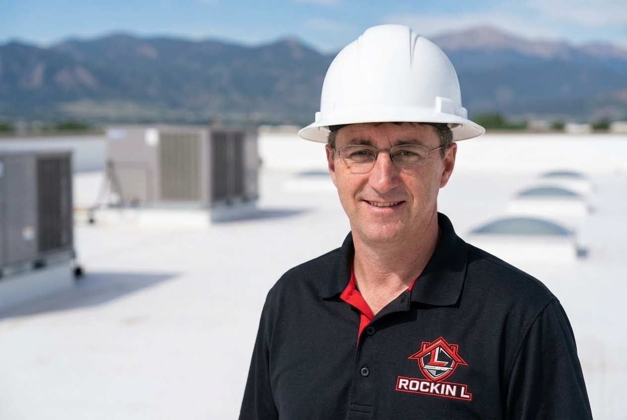 Neal - Rockin L Roof Coatings LLC Lead Contractor on Central Colorado Job Site